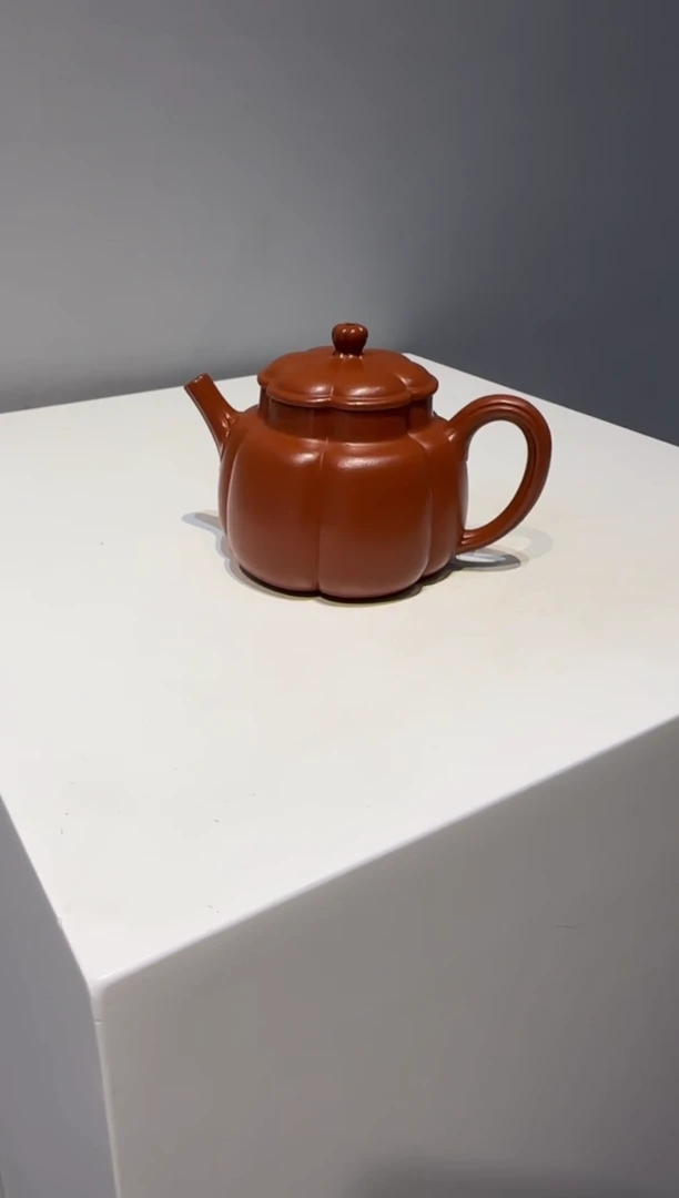 【闪购商品】紫砂茶壶繁花 朱泥