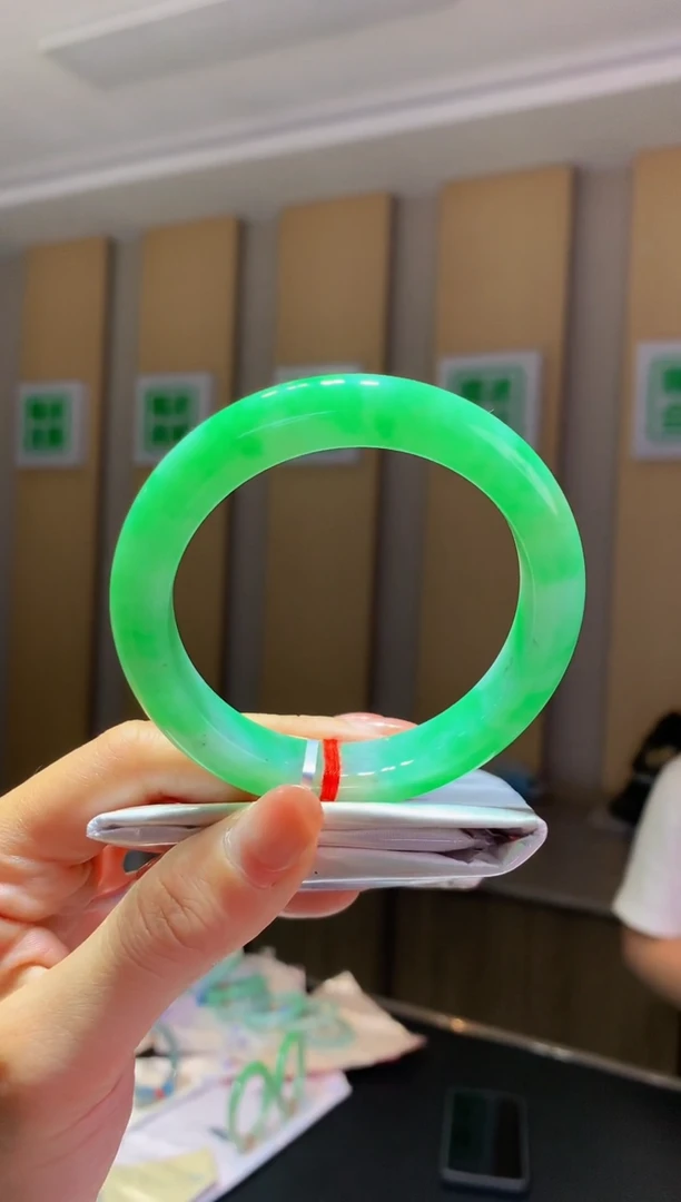 未镶嵌手镯翡翠-C704 圈口58.3 全款15万 定金2万