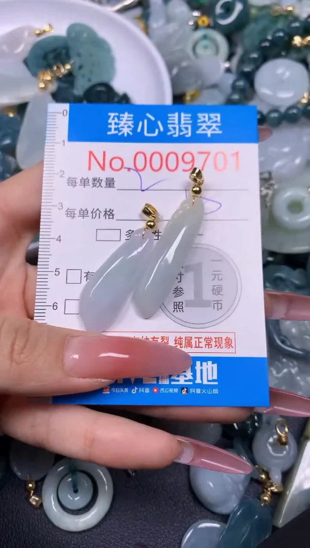 【闪购商品】翡翠颈饰未镶嵌含绳0009701