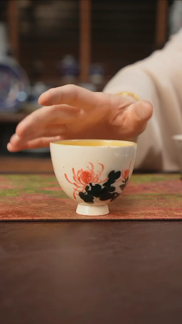 杯景德镇陶瓷杯碗柴烧多人