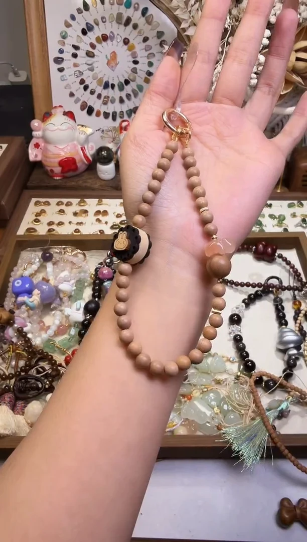 水晶摆件未镶嵌手机挂