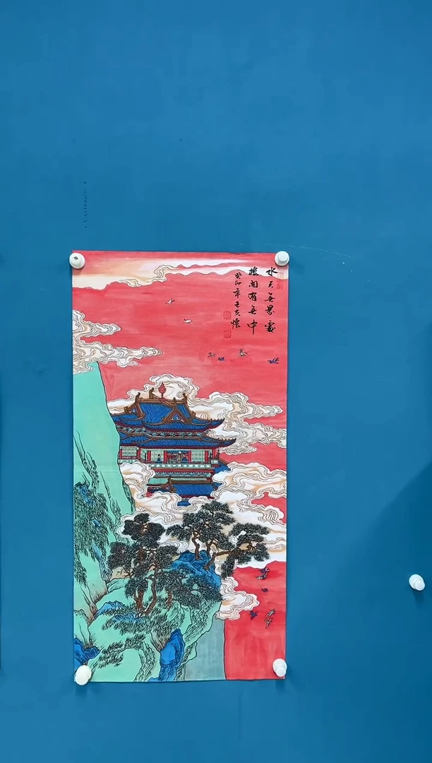 国画王夫怀-三尺山水-014
