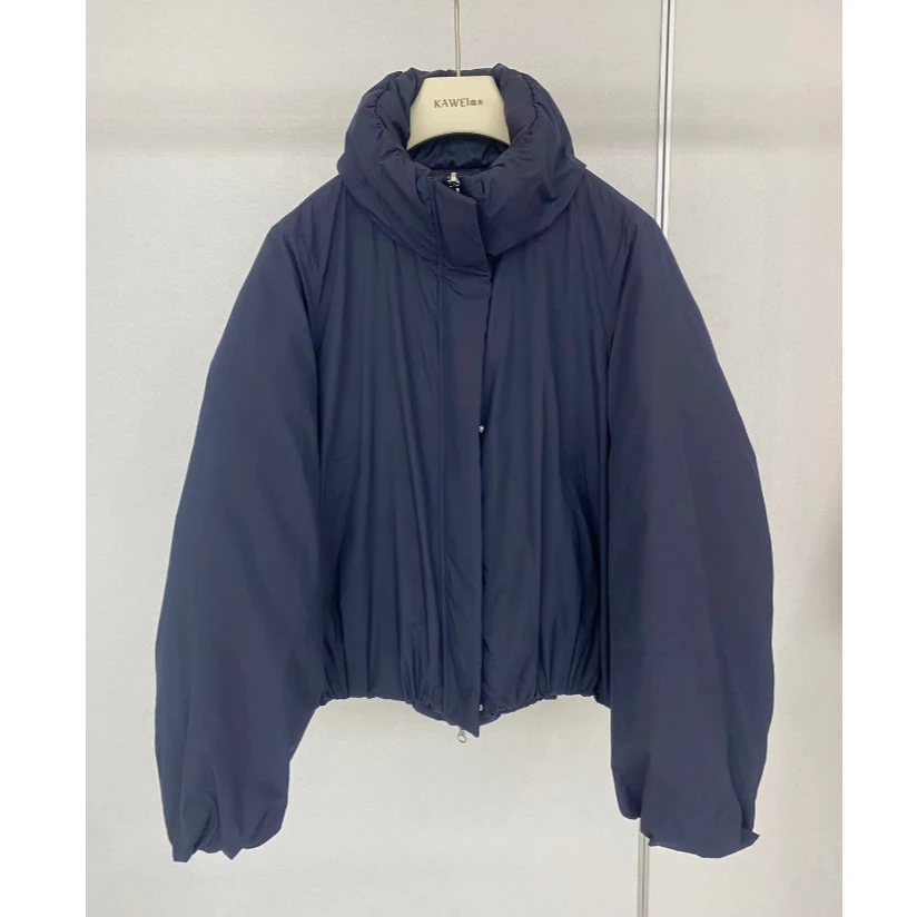 曼德诗极简风立领女简约连帽冬季154H0227