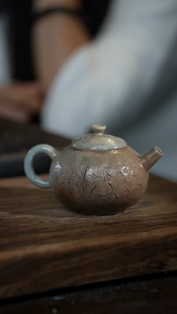 无我浪鬼柴烧-柴烧壶