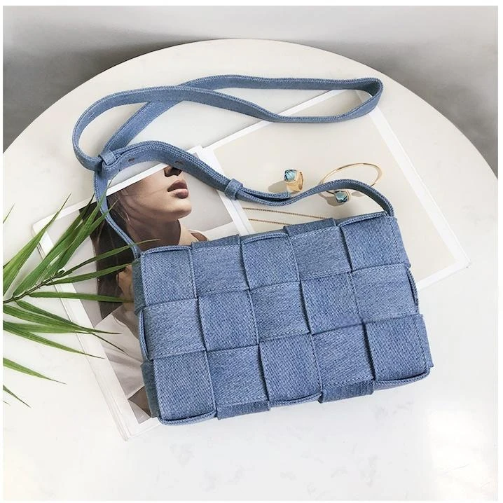 未使用 BOTTEGA VENETA/葆蝶家 【黑黑】斜挎包 斜跨盒子包