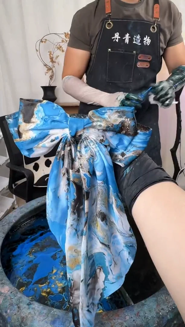 675 一字夹 蓝黑