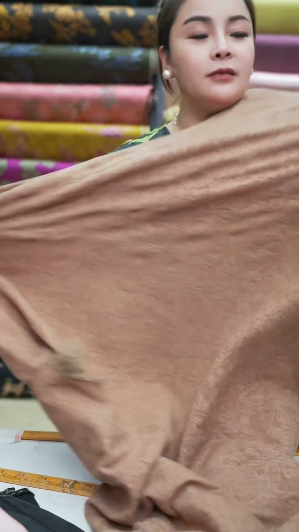 无纺布31号浮雕提花晕染亚麻1.5米