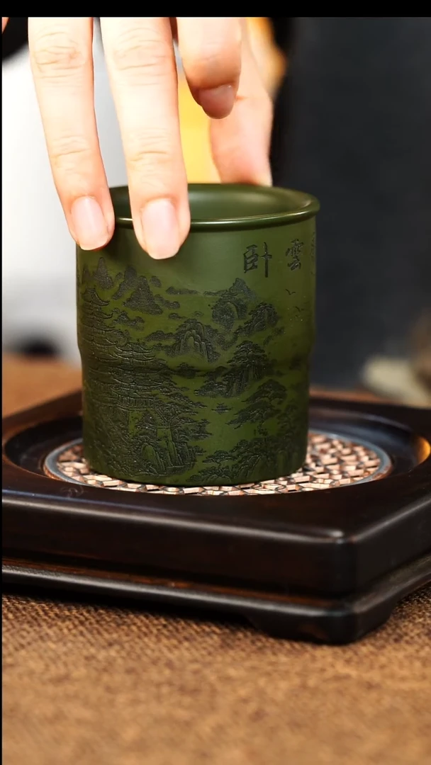 茶杯紫砂宜兴原矿紫砂