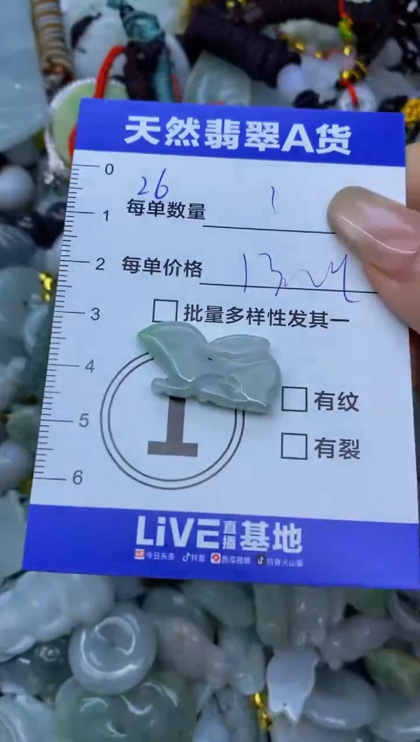 颈饰未镶嵌翡翠天然翡翠A货批量多样性发一件