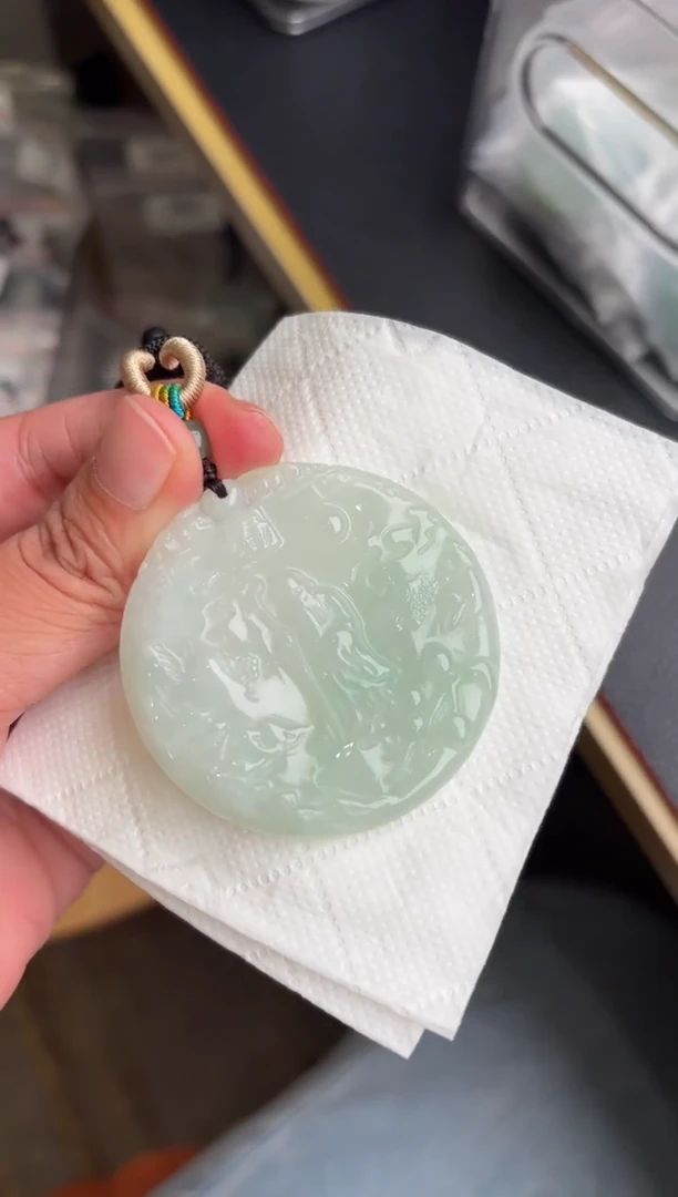 翡翠未镶嵌颈饰天然翡翠吊坠262