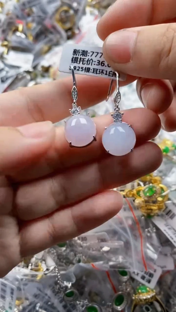 翡翠戒指银S925镶嵌1111       10