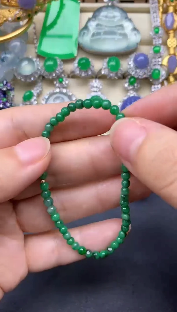 未镶嵌手链翡翠57-中国好珍宝