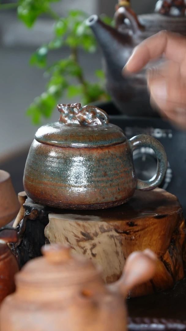 紫砂全手工盖杯盖杯