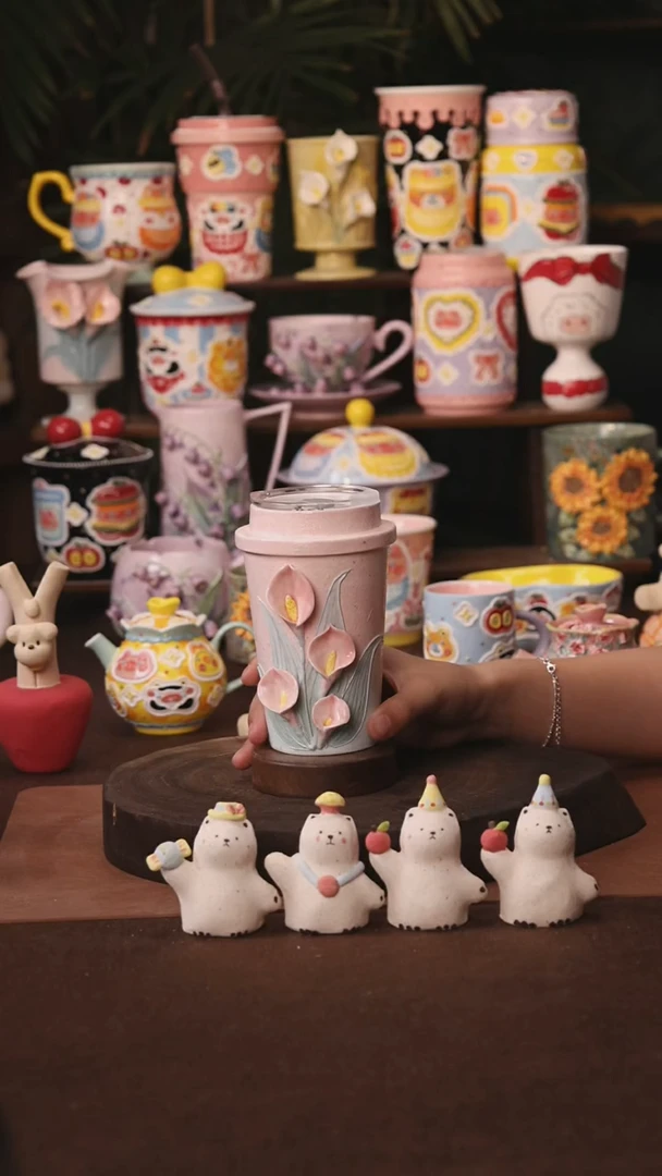 摆件景德镇原创手作陶瓷