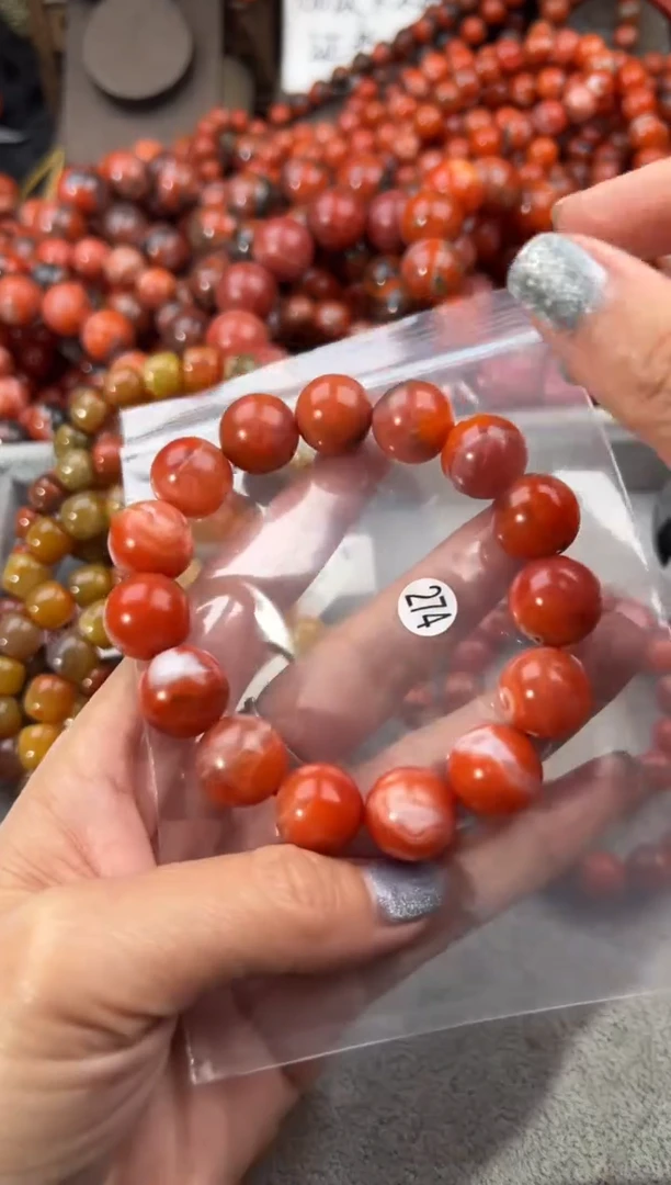 未镶嵌手串南红玛瑙13+