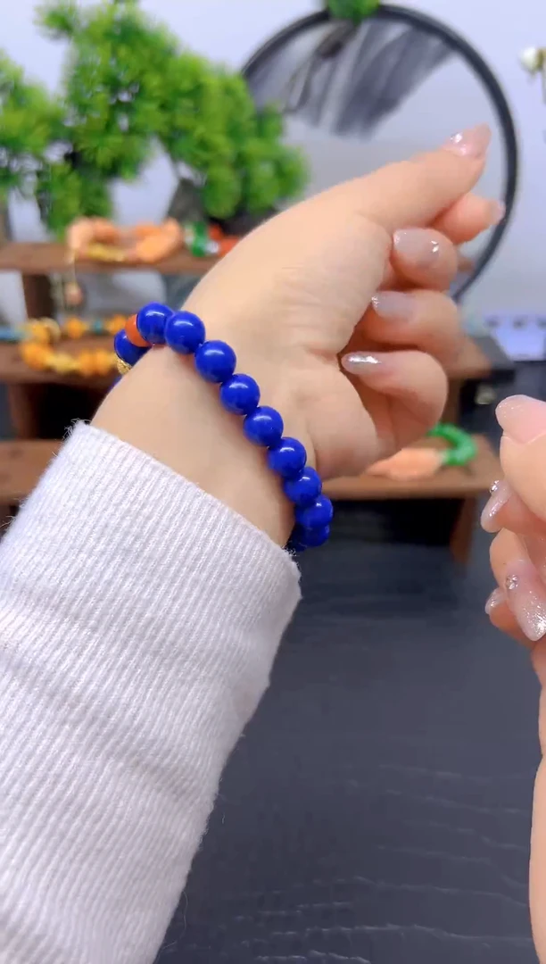 【闪购商品】青金石手链合金Diy手链999999