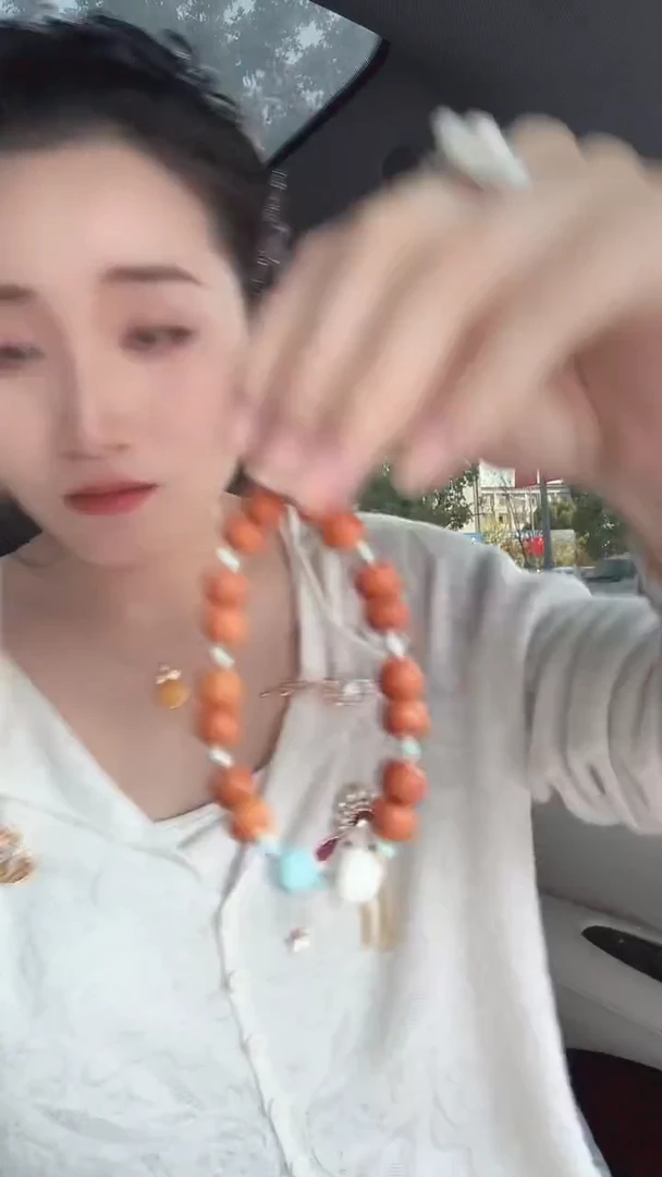 无925银橘皮手链