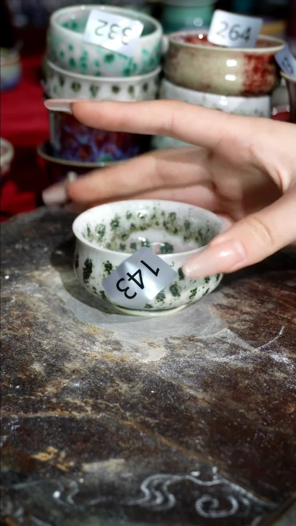 摆件精品窑变钧瓷茶器