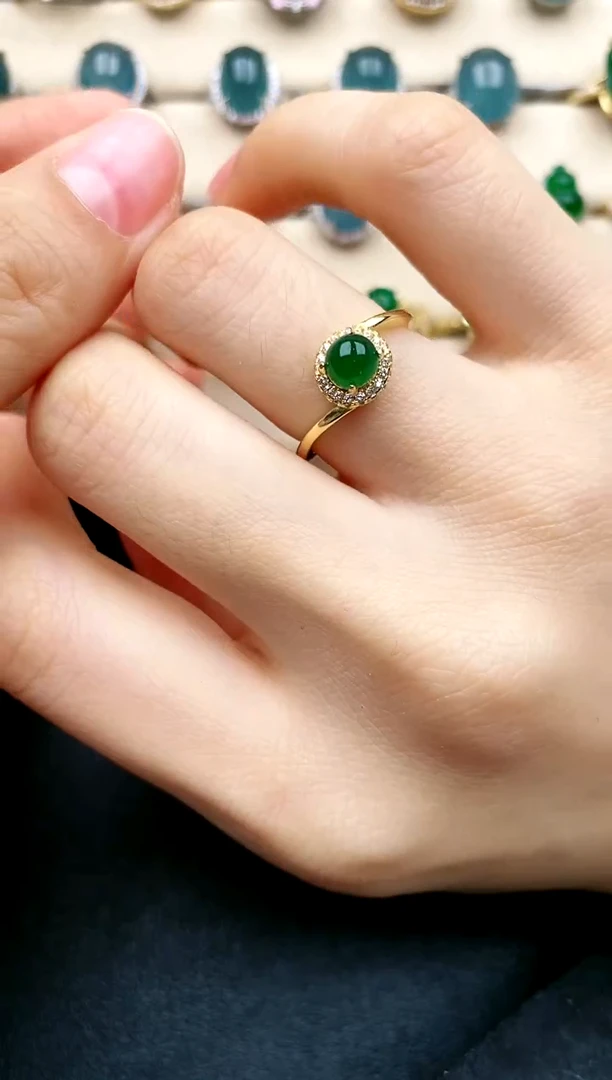 【闪购商品】翡翠戒指银S925镶嵌.....