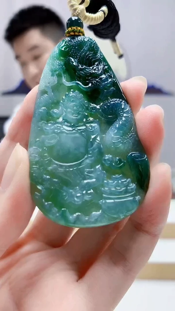 未镶嵌定制翡翠火*火5028zm-毛货挂件