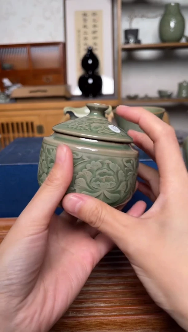 瓷器403王晓娜纯手工醒茶罐