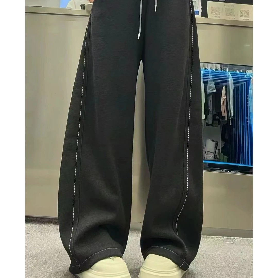 深圳加绒醋酸咩毛弯刀裤休闲女裤25D120