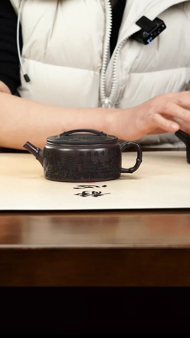 茶壶紫砂宜兴正品原矿紫砂壶孤品