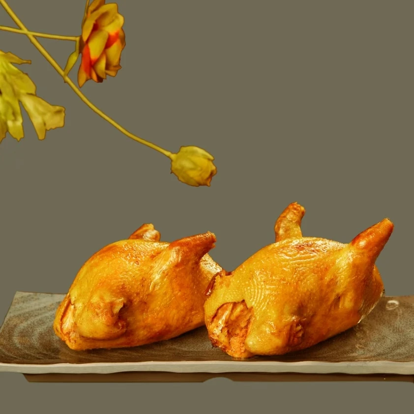 鸽小六5只装带皮油脂茅参鸽东北特色美食加热开袋特色小笨鸽即食