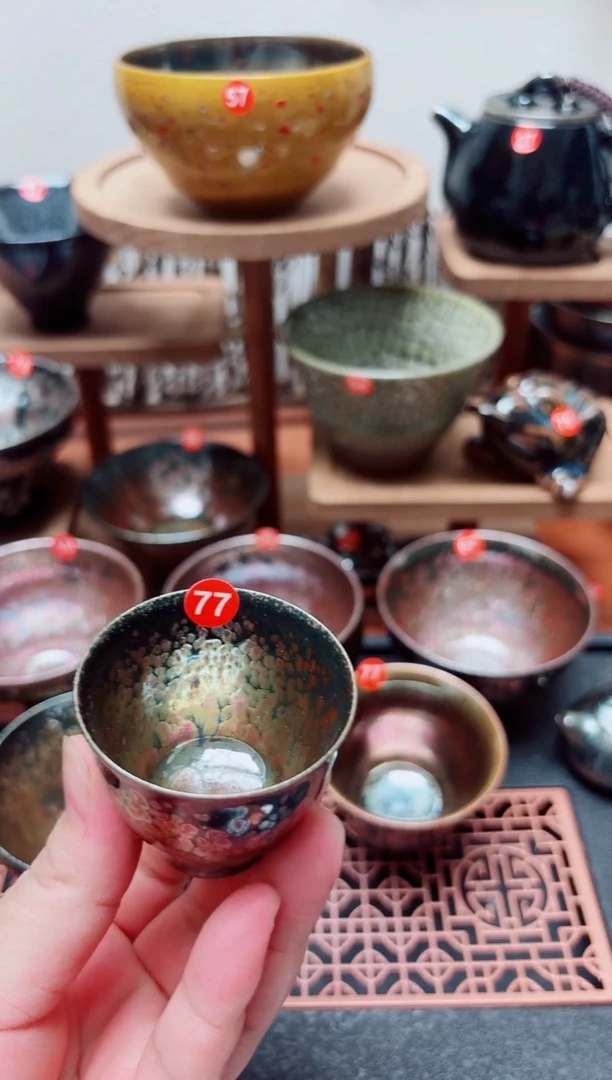 茶盏美*77号建盏工匠茶器