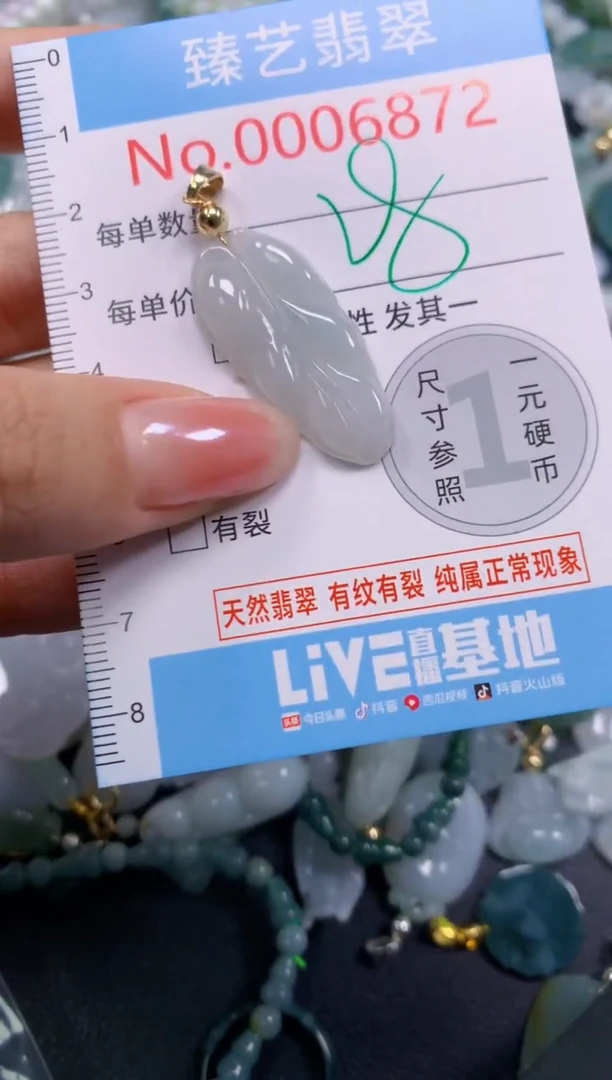 颈饰未镶嵌翡翠6872