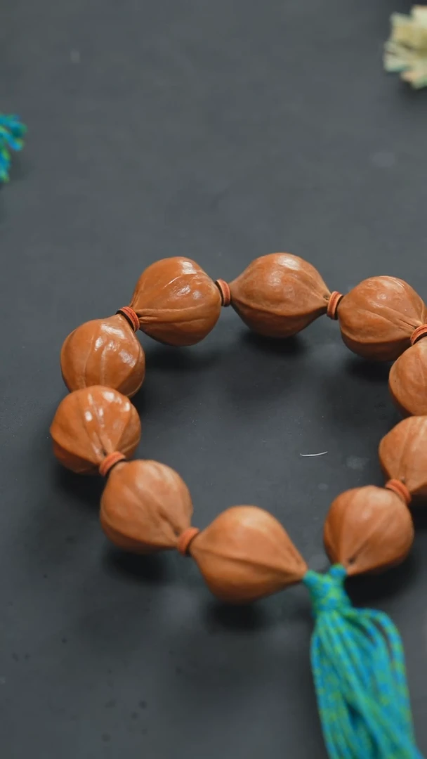 橄榄核手串2.1水晶核素串