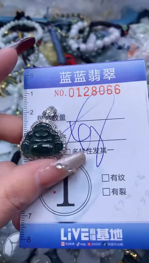 【闪购商品】翡翠颈饰未镶嵌闪购0128066多样性发其一