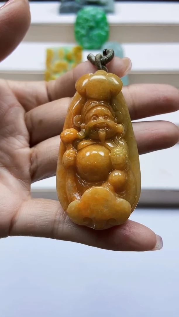 颈饰未镶嵌翡翠翡翠A货