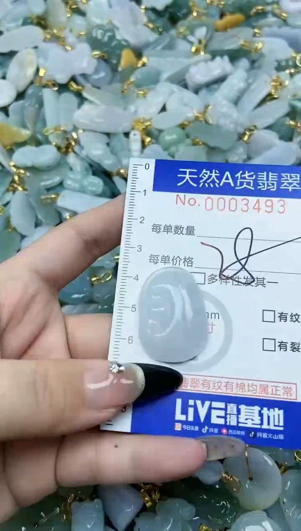 【闪购商品】翡翠颈饰未镶嵌天然A货翡翠