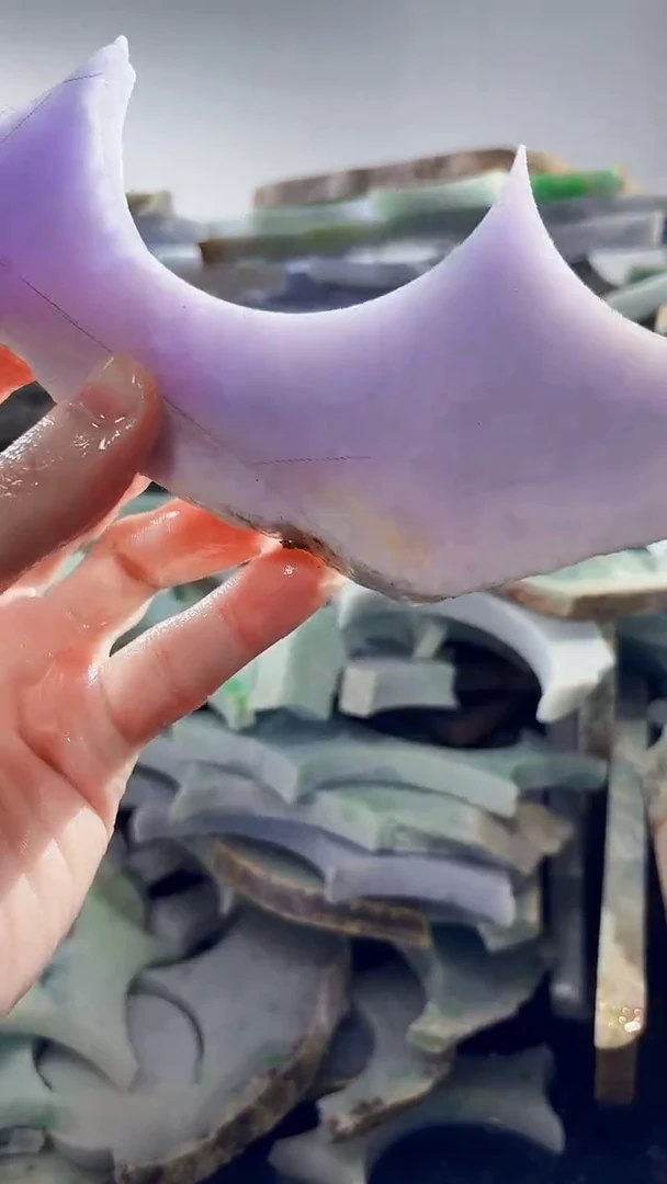 裸石翡翠缅甸翡翠A货文3204