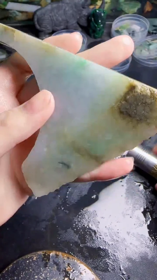 未镶嵌挂件翡翠天然翡翠036