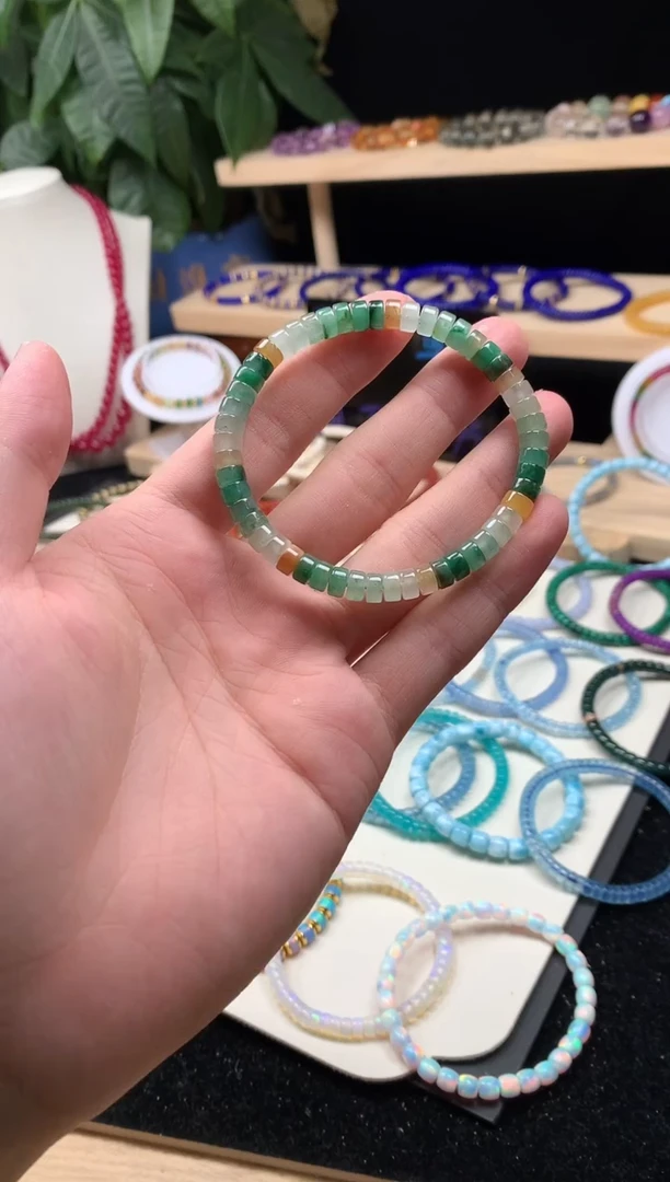 天然辰砂非洲翠多宝手串