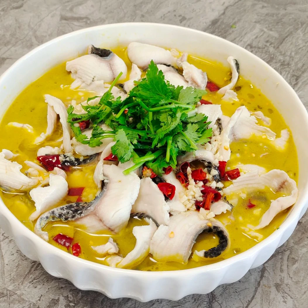 酸辣金汤鱼一份