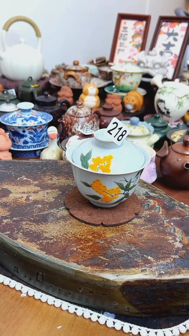 【茶瓷物语】草木灰盖碗218