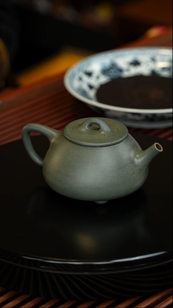 赵谦民国绿平盖石瓢200cc