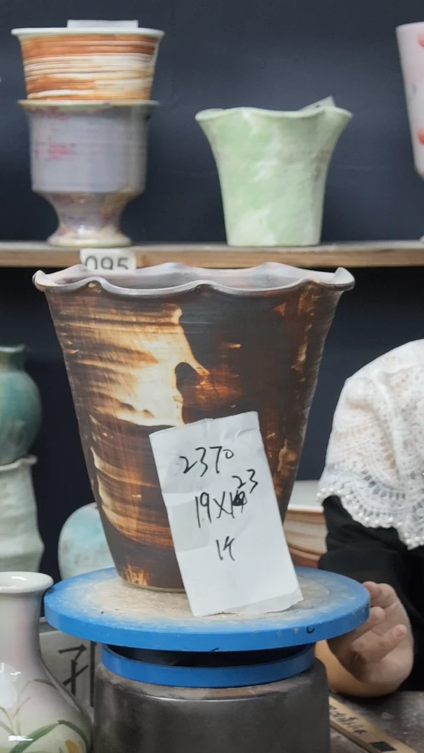 景德镇花盆默认微瑕2370