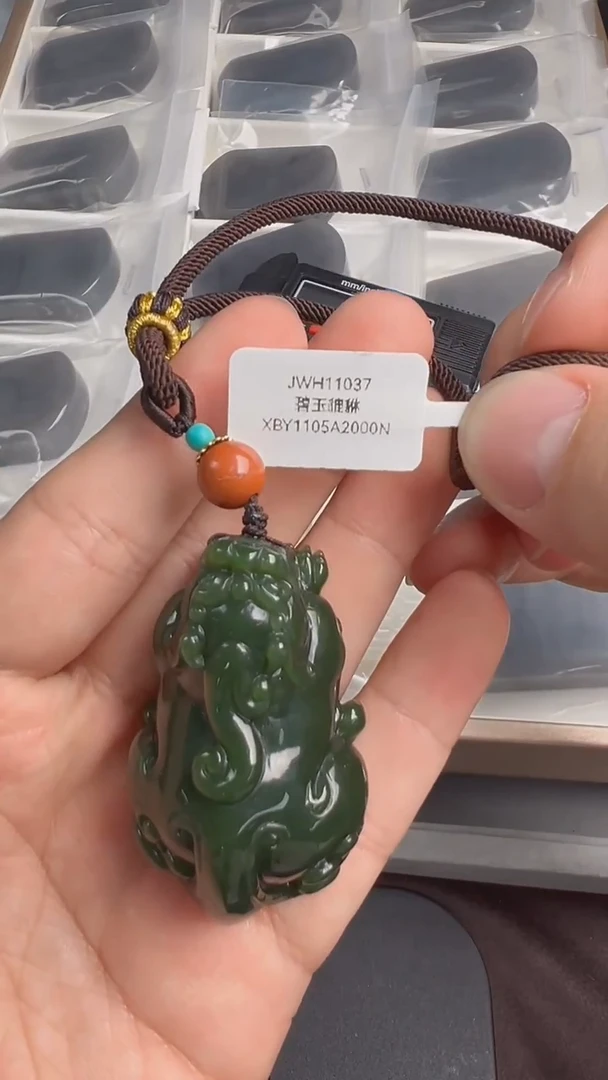 吊坠(不含链)未镶嵌和田玉嘻****狗JWH11037