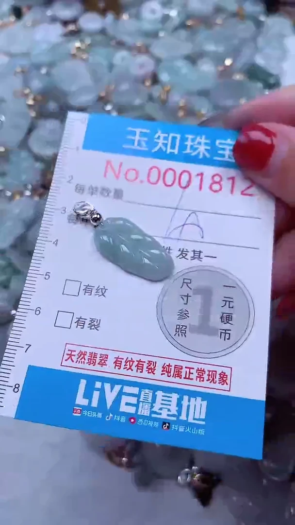 吊坠(不含链)未镶嵌翡翠1812