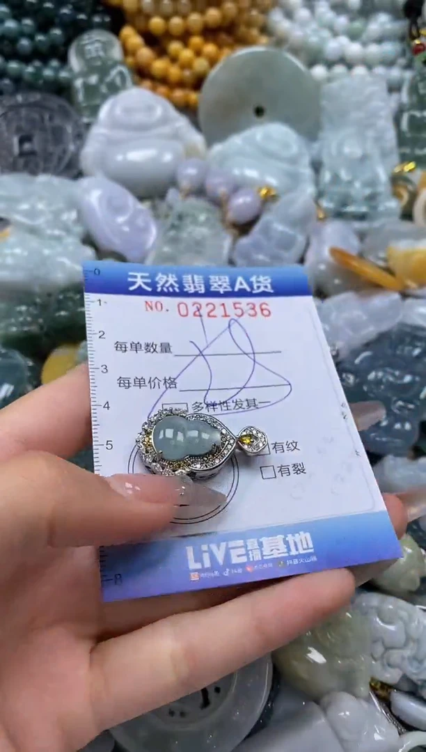 翡翠未镶嵌颈饰闪购0221536多样性发其一