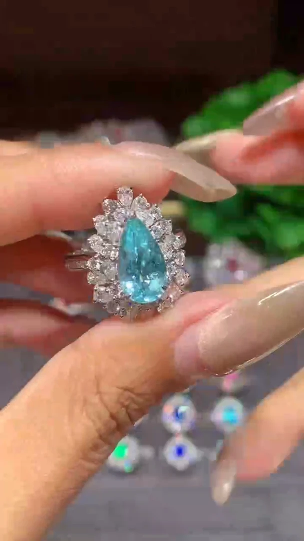18K金镶嵌戒指碧玺2.45CT