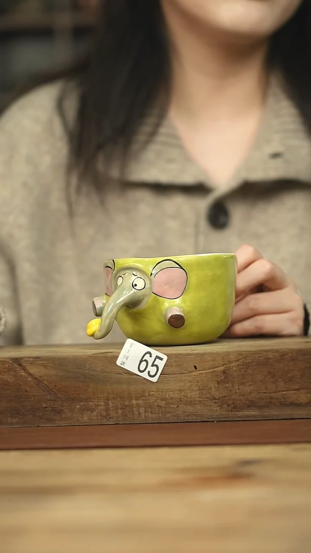 设计师手作款喵喵手绘系列 杯