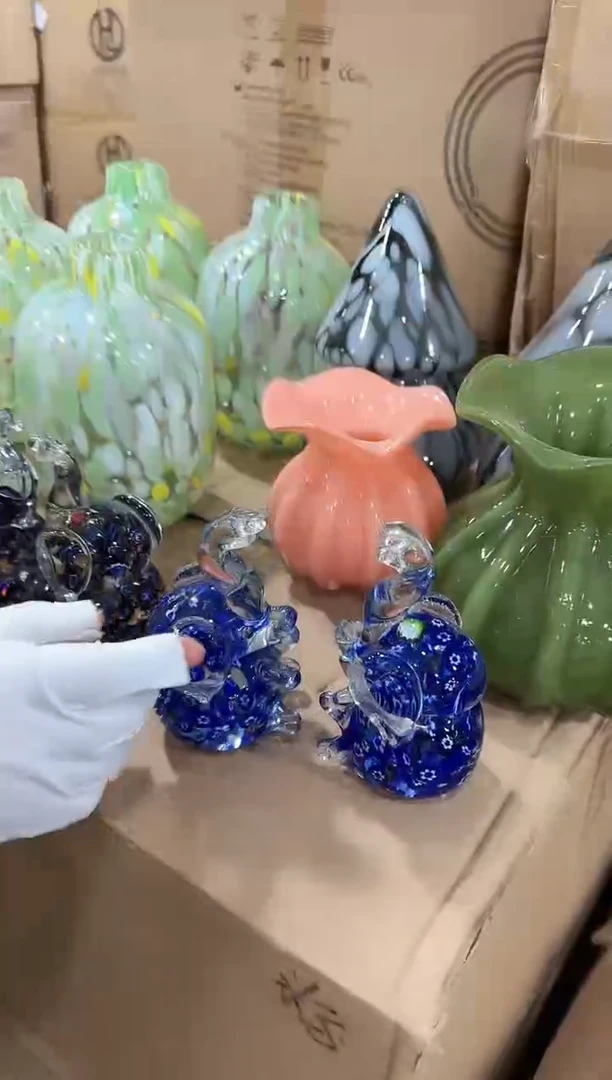 【闪购商品】无铅玻璃悠悠G-花器-46早一对