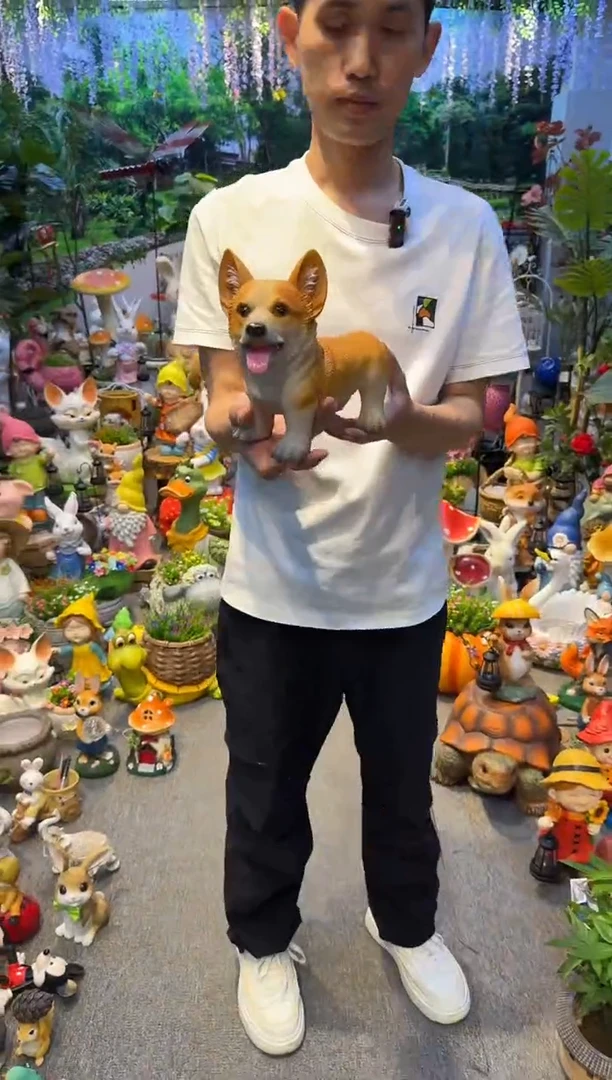 无花朵花园庭院摆件&00&