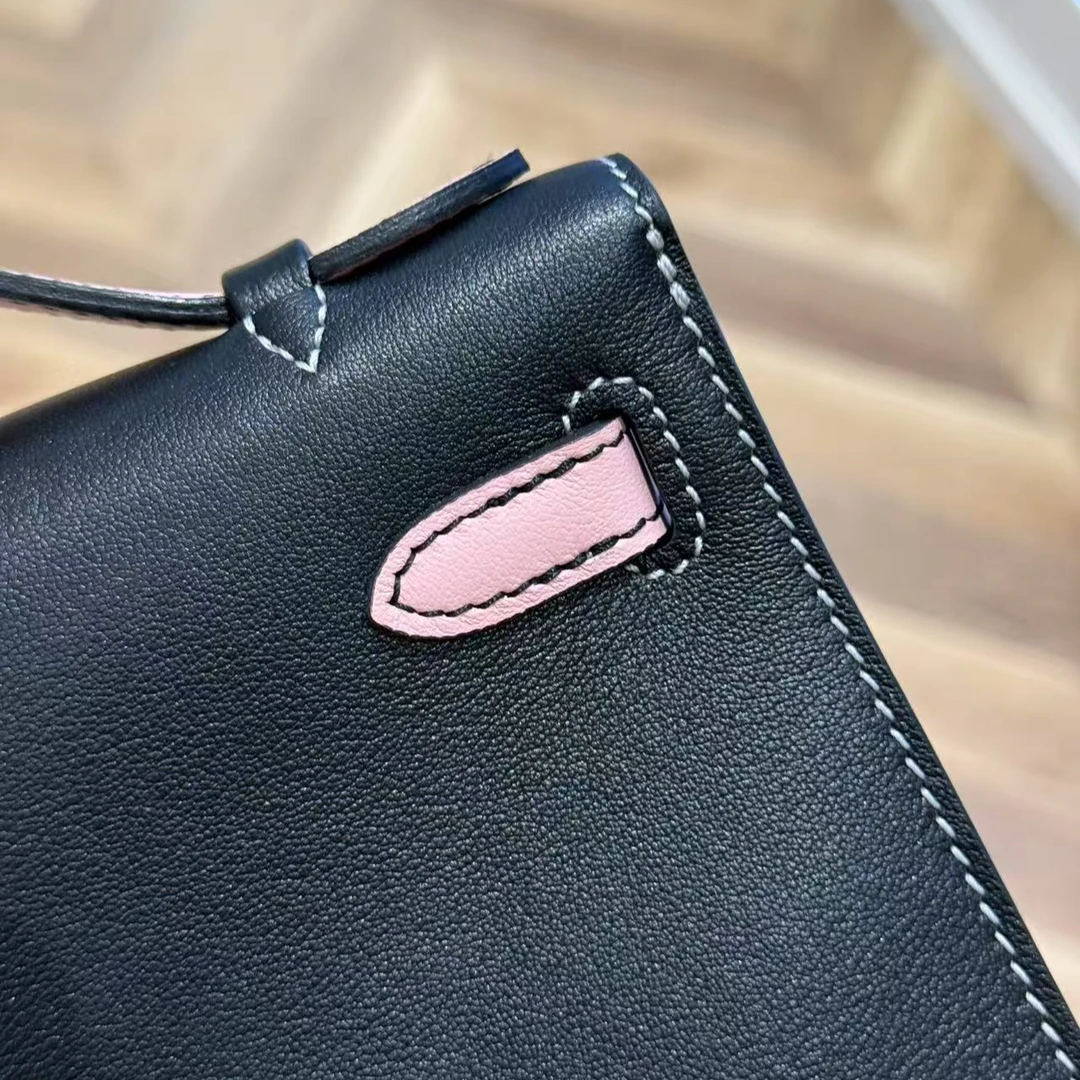 【寒木春华】22厘米黑拼粉一代手提包