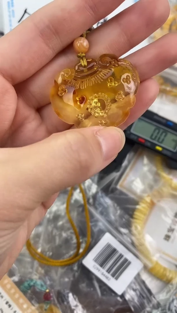裸石琥珀未镶嵌天然琥珀蜜蜡